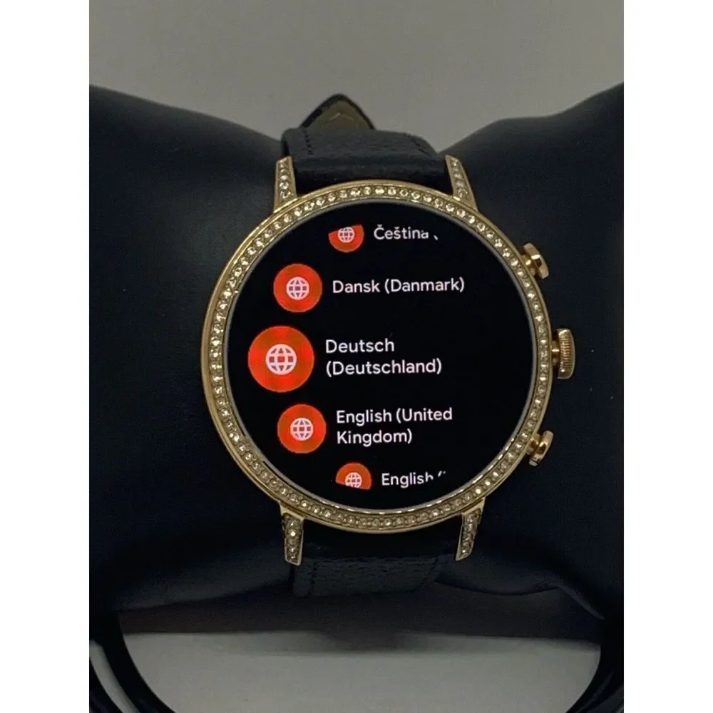 Fossil Gen 4 Authentic Digital Dial Smart Watch Custom Band FTW6015 QT474